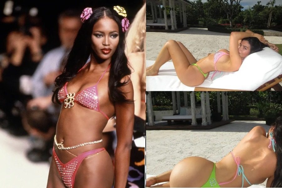 Η Kylie Jenner φόρεσε το περίφημο στρινγκ μπικίνι της Chanel αξίας 10.000 δολαρίων για μια βουτιά