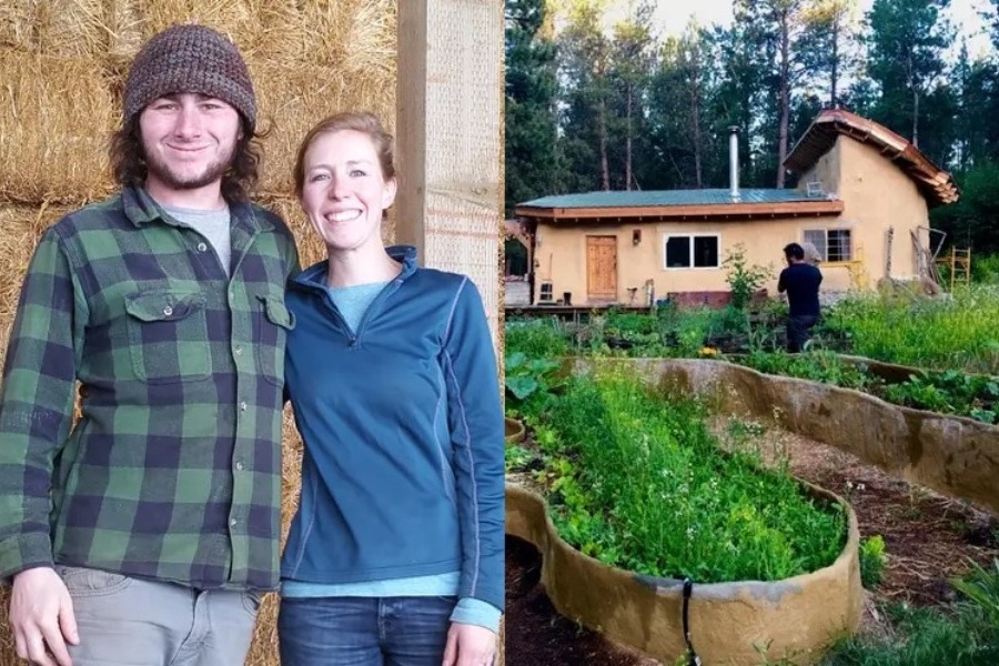 Ένα ζευγάρι ζει χωρίς χρέη σε ένα σπίτι που έχτισε μόνο του, στη Μοντάνα
