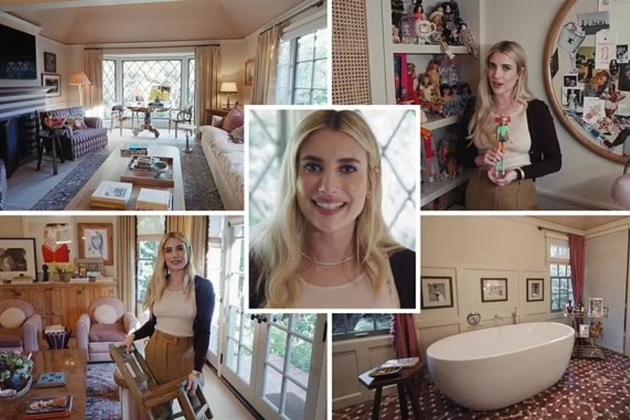 Το απίστευτα κομψό σπίτι της Emma Roberts