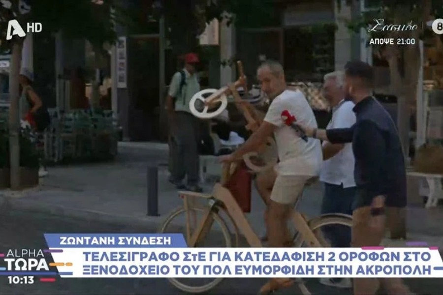 Πολ Ευμορφίδης: Η αντίδρασή στον ρεπόρτερ που τον ρώτησε για την κατεδάφιση δύο ορόφων στο ξενοδοχείο του
