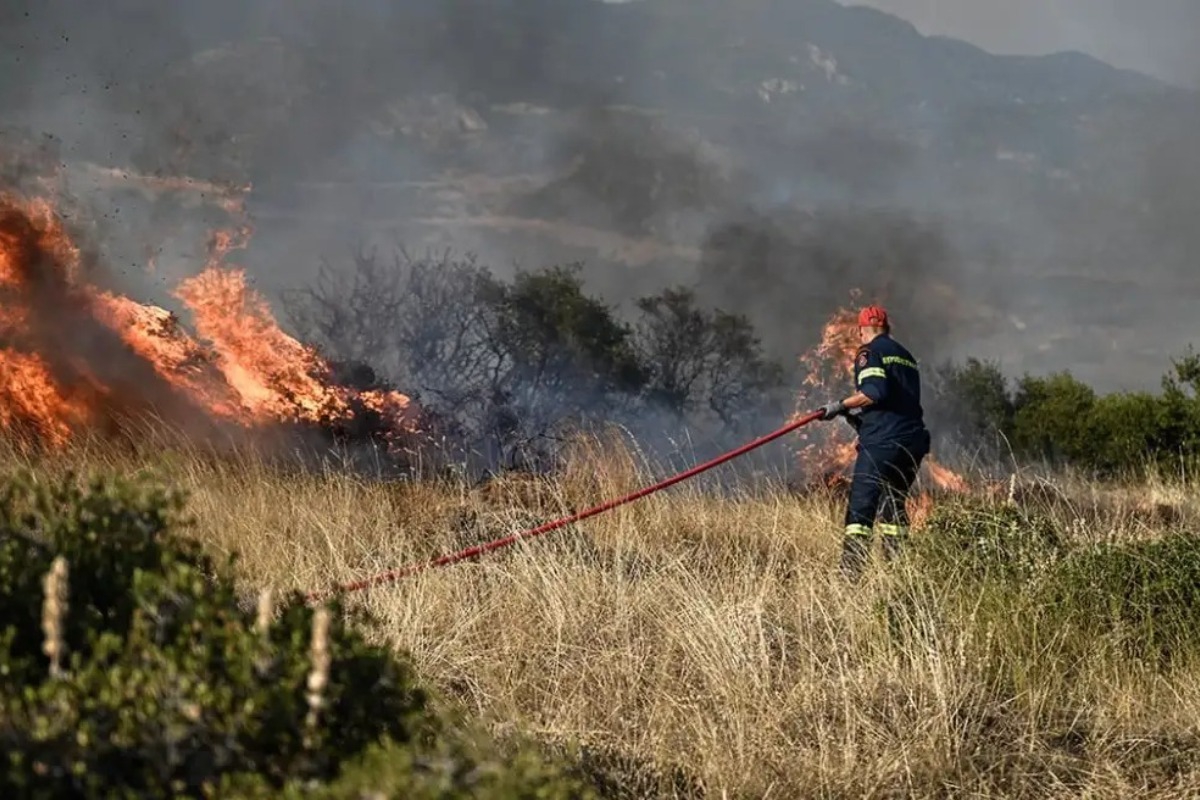 Πυρκαγιά στη Χίο