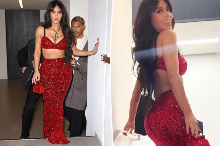 Κim Kardashian: Η άβολη στιγμή που προσπαθεί να ανέβει τα σκαλιά φορώντας στενή φούστα