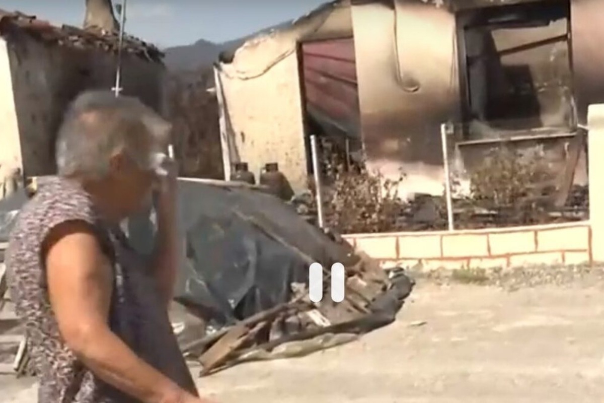 Φωτιά στον Έβρο: Συγκλονίζει ηλικιωμένη που έχασε το σπίτι της