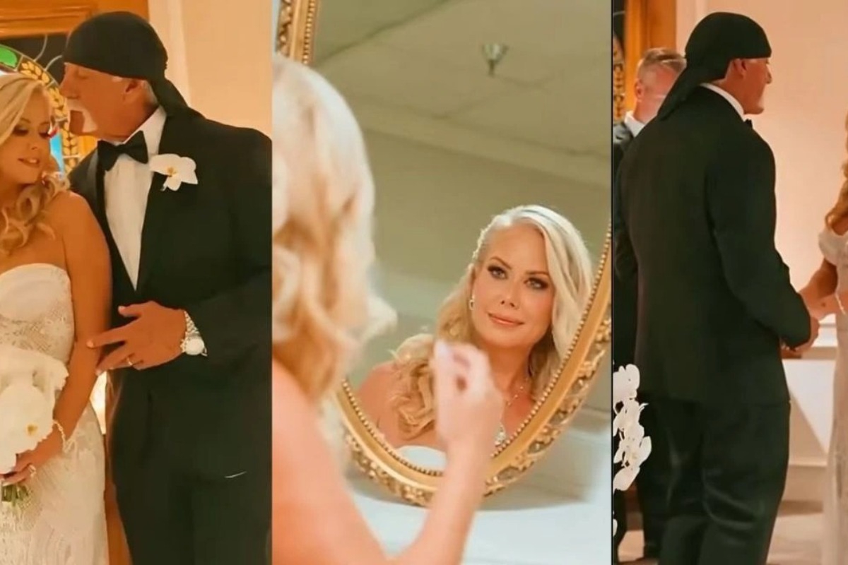 O Hulk Hogan παντρεύτηκε για 3η φορά στα 70 του με μία 45χρονη yoga instructor