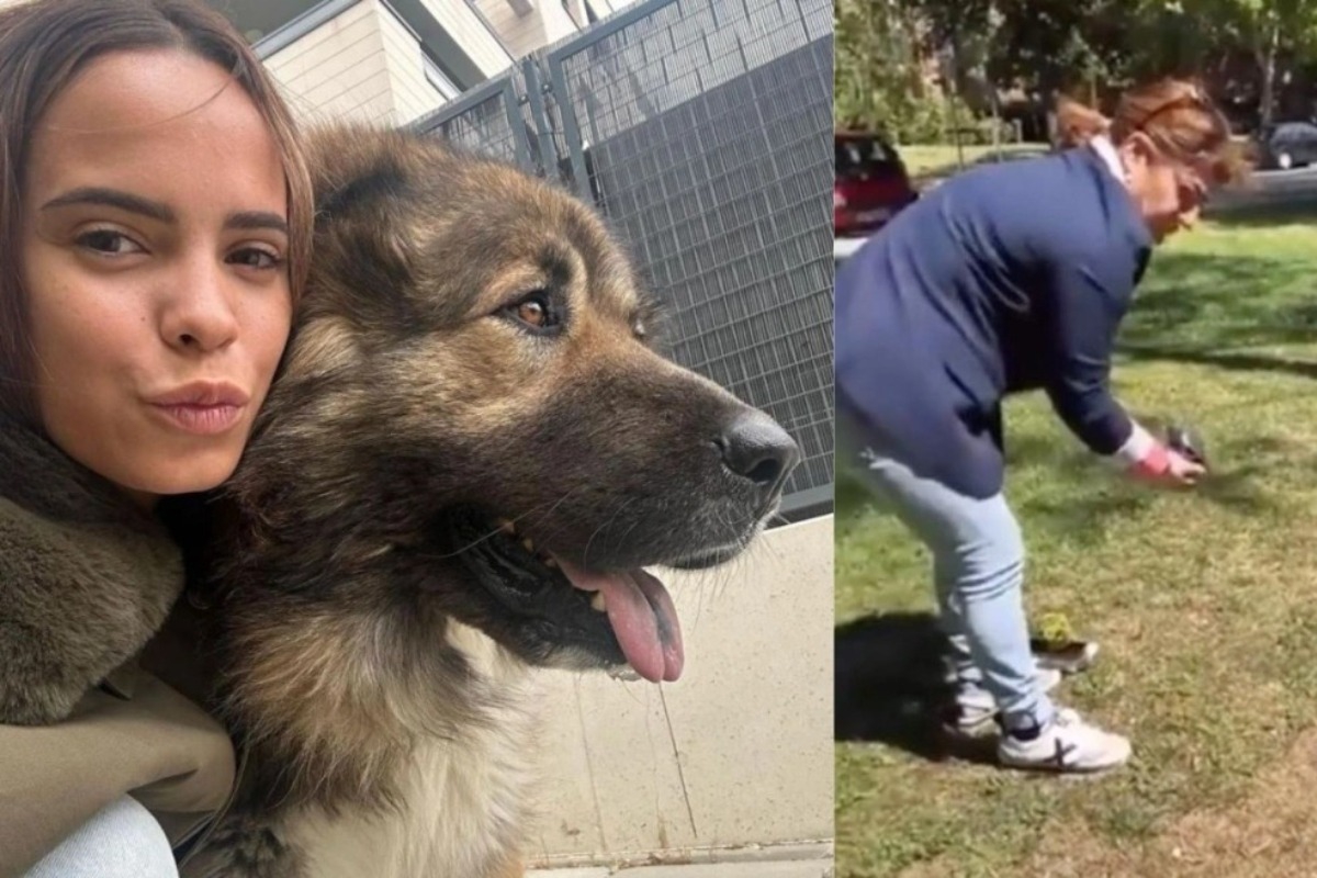 Κύμα οργής στα σχόλια: Influencer γελάει και κοροϊδεύει, ενώ η υπηρέτριά της μαζεύει τα περιττώματα του σκύλου της