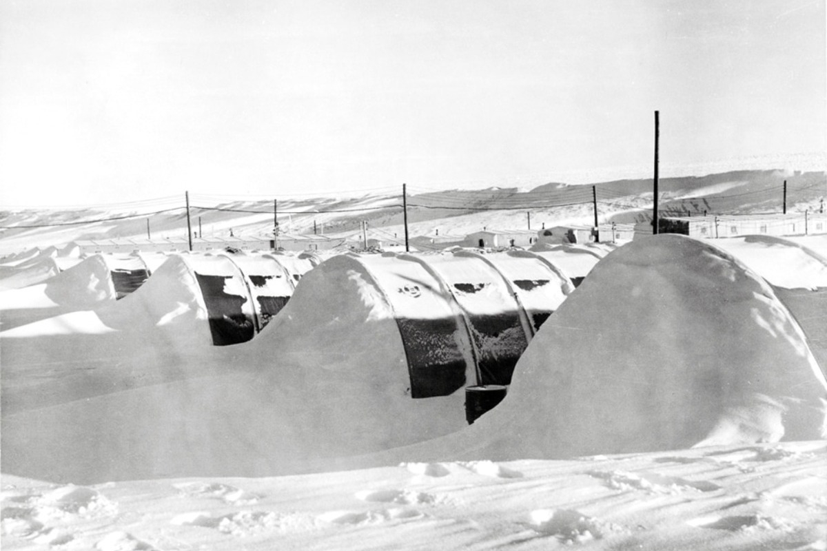 Το καταφύγιο που χτίστηκε κάτω από τον πάγο υπό τον φόβο του Γ` Παγκοσμίου Πολέμου