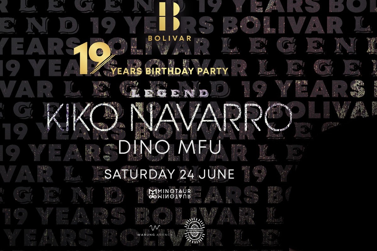 Bolivar 19 years anniversary w/ Kiko Navarro