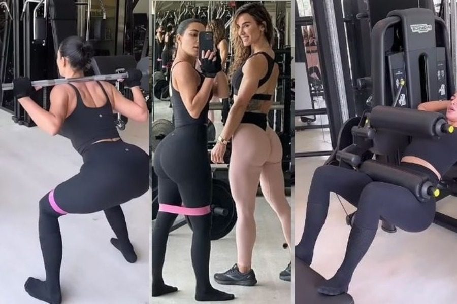 Αυτή είναι η σκληροπυρηνική προπόνηση της Kim Kardashian