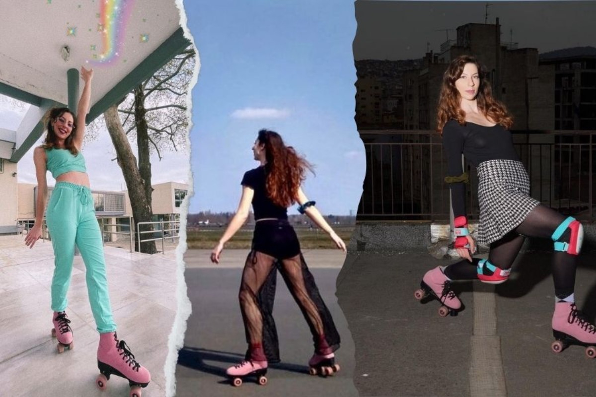 Η Κωνσταντίνα χορεύει πάνω σε πατίνια και σου μαθαίνει κι εσένα το πως