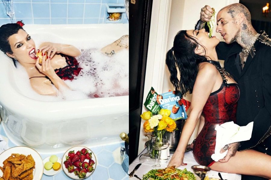 Kourtney Kardashian: Xαμός με τη φωτογραφία της να τρώει στη μπανιέρα