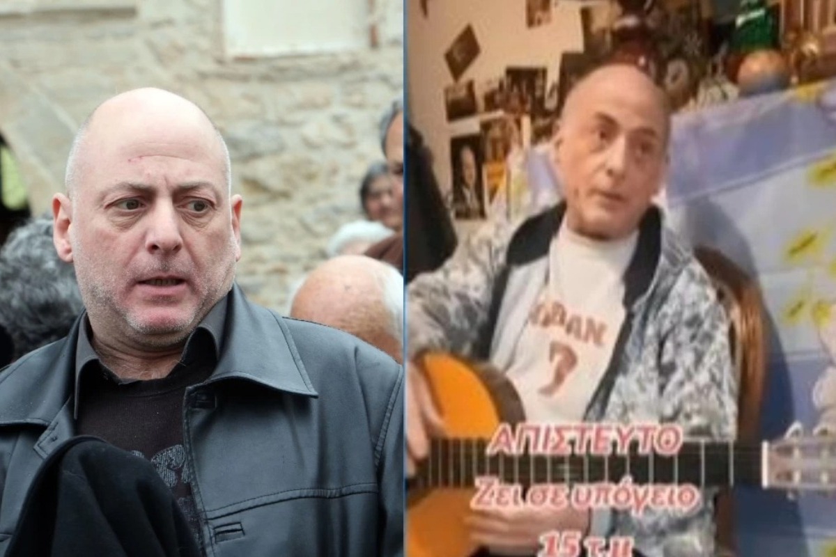 Γιώργος Λαμπάτος: Βίντεο μέσα από το 15 τετραγωνικών υπόγειο που ζει