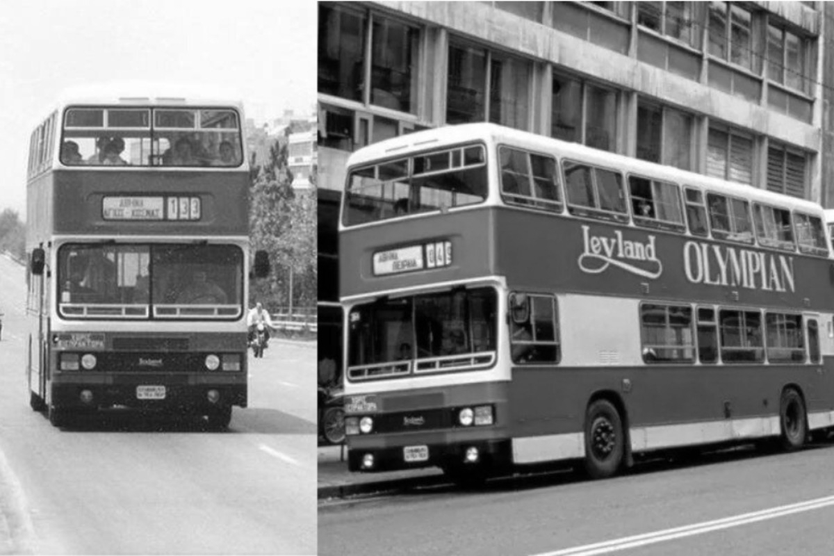 Όταν η Αθήνα είχε διώροφα λεωφορεία στους δρόμους της πόλης