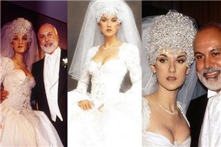 O γάμος της Celine Dion είχε αφήσει εποχή: Το headpiece φτιαγμένο με 2.000 κρύσταλλα Swarovski