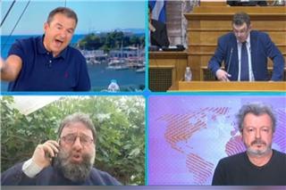 «Κόλαφος» ο Γιώργος Λιάγκας – Πέταξε εκτός αέρα τον Αρχιμανδρίτη Σεραφείμ: «Ντροπή σας! Πάρτε τον»