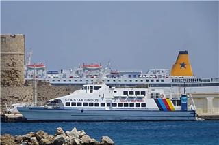 Πρόσκρουση του «Sea Star Lindos» στο λιμάνι της Ρόδου κατά τη διαδικασία κατάπλου ‑ 41 επιβάτες, 8 μέλη πλήρωμα