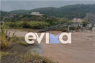 Εύβοια: Εικόνες αποκάλυψης – Καταστράφηκαν η παραλία στο Κυμάσι και το λιμάνι Μαντουδίου