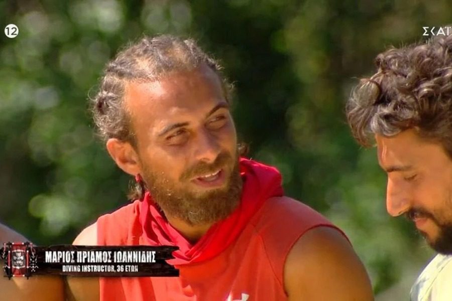 Survivor All ‑ Star: Η διπλωματική απάντηση του Μάριου Πρίαμου για το μήνυμα της Καρολίνας