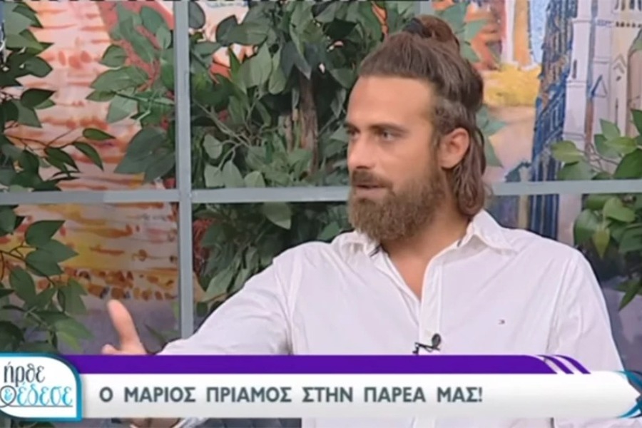 Μάριος Πρίαμος για Ελευθερία Ελευθερίου και Καρολίνα Καλύβα: «Είναι η πρώτη φορά που τοποθετούμαι»