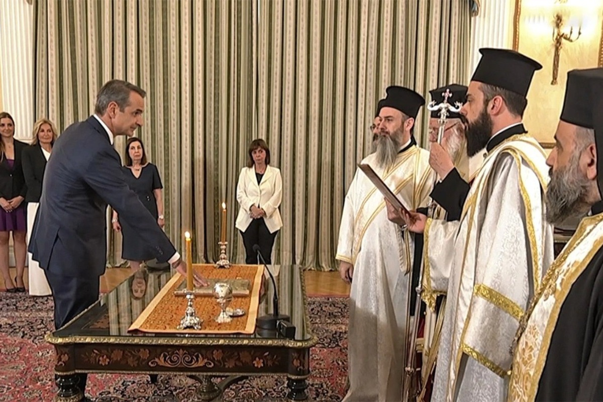 Ορκίστηκε πρωθυπουργός ο Κυριάκος Μητσοτάκης