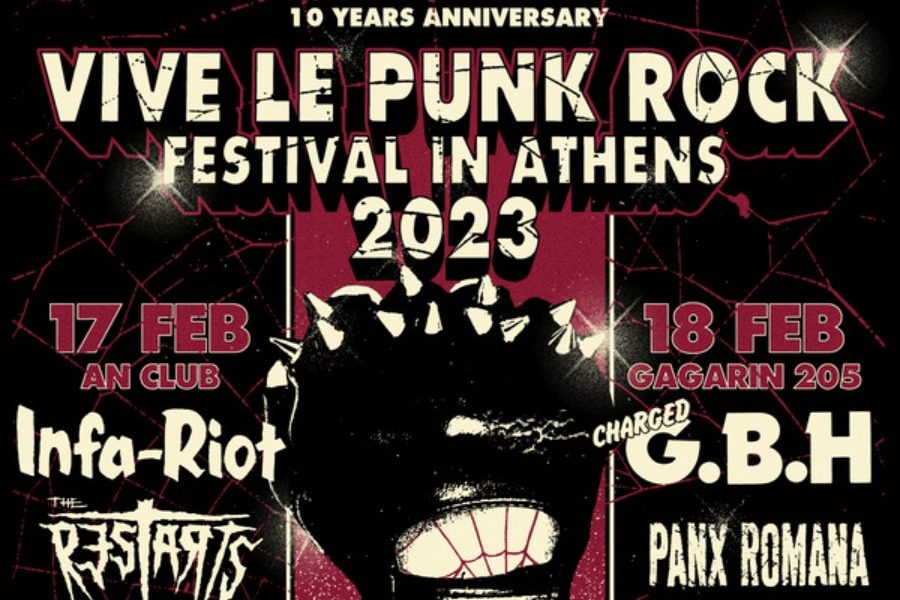 10 χρόνια vive le punk rock festival in Athens!
