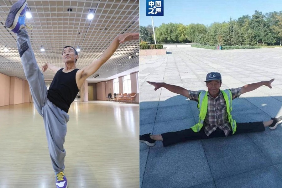 Ο οδοκαθαριστής που έγινε χορευτής μπαλέτου στα 63 του