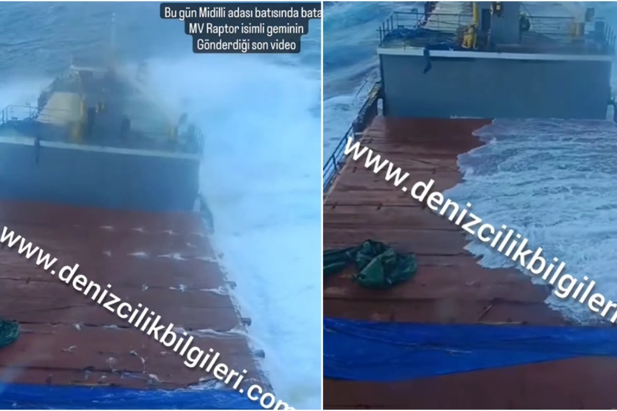 Η στιγμή που το «Raptor» βυθίζεται ανοιχτά της Λέσβου ‑ Δείτε το σoκαριστικό βίντεο