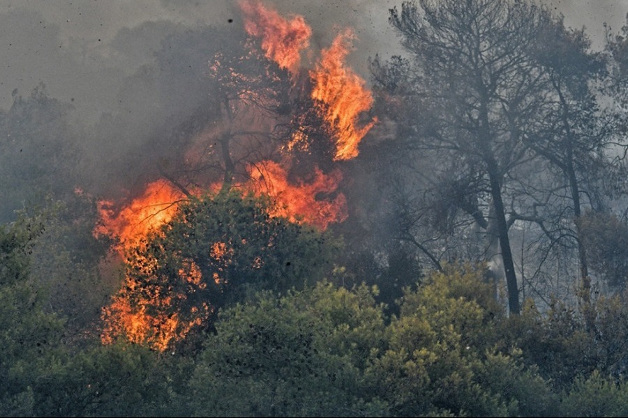 Φωτιά στο Ρέθυμνο: Μήνυμα από το 112