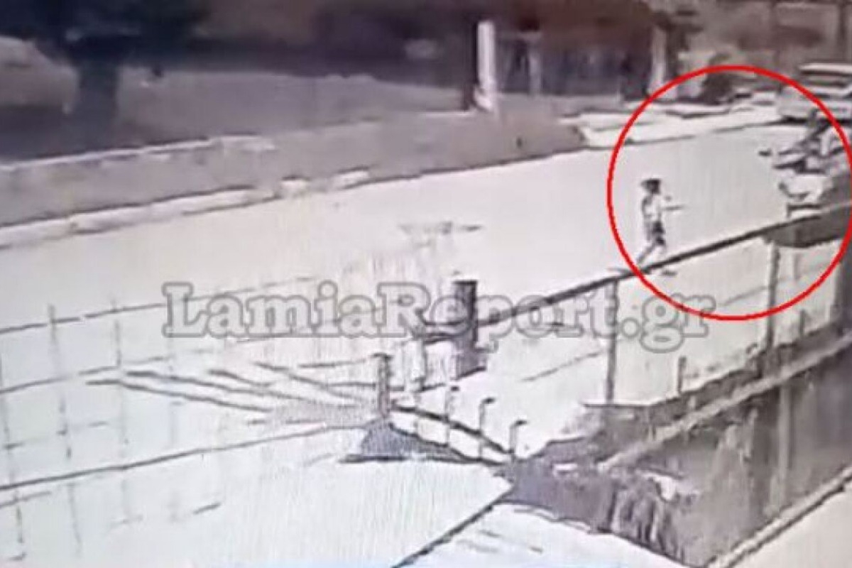 Λαμία: Απίστευτο βίντεο ‑ Χτύπησε με το μηχανάκι 5χρονο, τον κλώτσησε και τον εγκατέλειψε