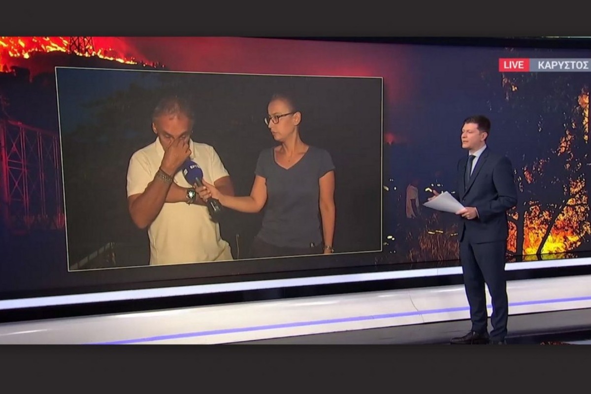 Κάρυστος – Καθηλώνει ο κάμεραμαν της ΕΡΤ: «Θα με στοιχειώνει αυτό το πλάνο»