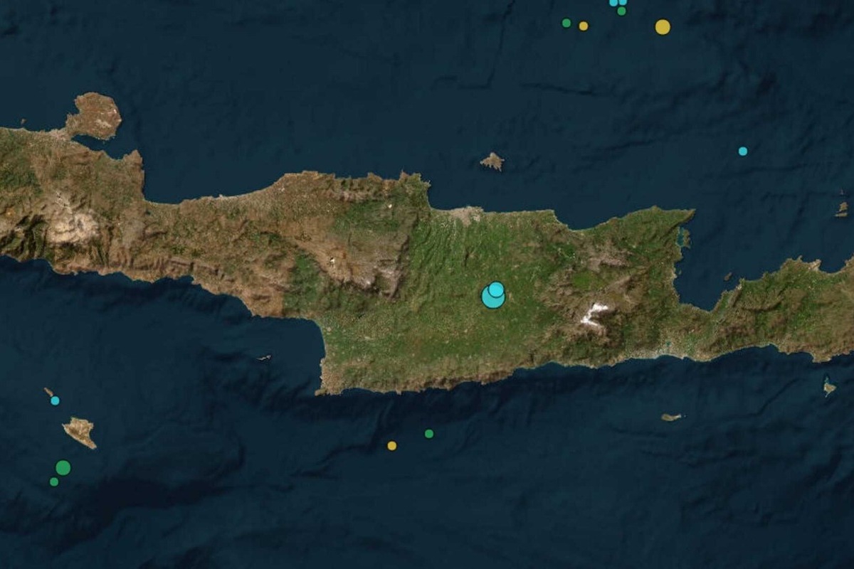 Σεισμός 4,2 Ρίχτερ στο Αρκαλοχώρι της Κρήτης, προηγήθηκε σεισμική δόνηση 3,6 Ρίχτερ