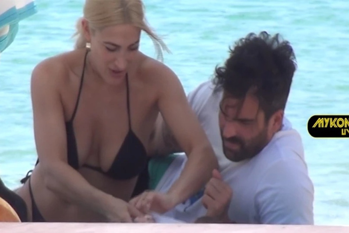 Ιωάννα Τούνη & Δημήτρης Αλεξάνδρου με τον «Νουνίτο» για βουτιές στην Ψαρρού