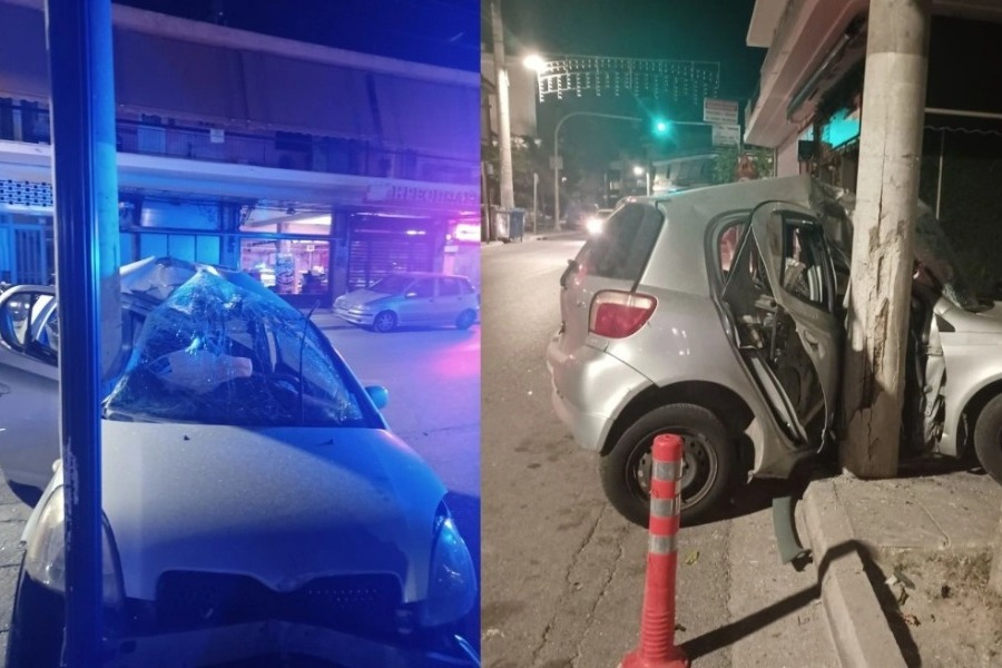 Νεκρός οδηγός σε τροχαίο στο Ίλιον – Το αυτοκίνητό του προσέκρουσε σε κολώνα της ΔΕΗ