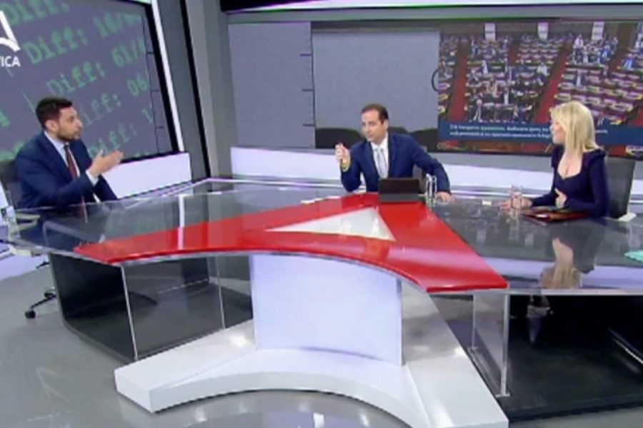 Απίστευτος καυγάς Κυρανάκη ‑ Τζάκρη on air