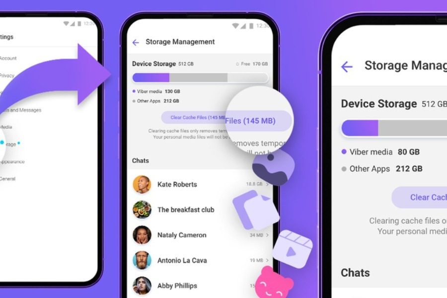 H Rakuten Viber παρουσιάζει νέα λειτουργία για εξοικονόμηση αποθηκευτικού χώρου στην εφαρμογή