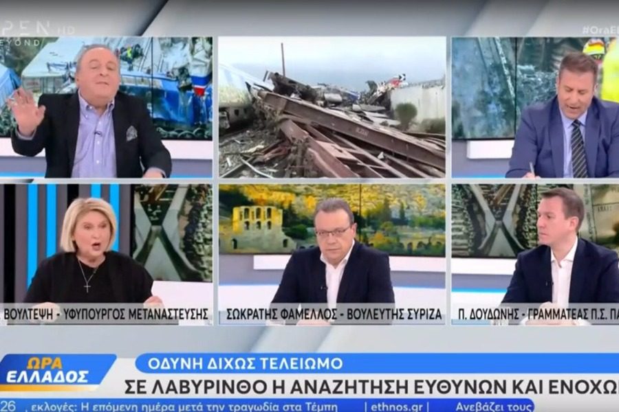 «Θα απαντήσω αυτό που θέλω εγώ» ‑ Αγριος καβγάς Βούλτεψη ‑ Στάθη για τα Τέμπη