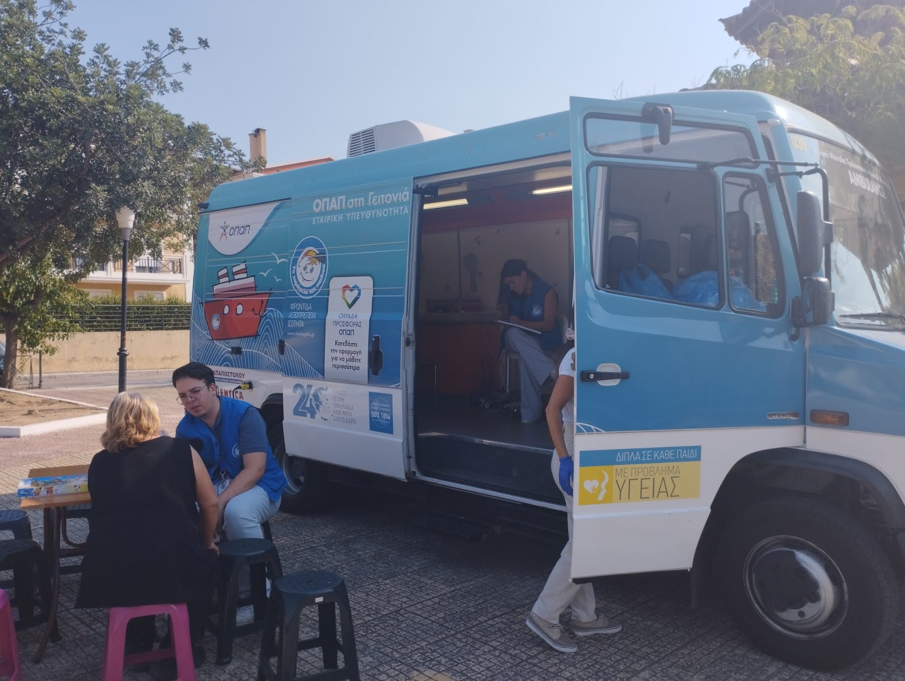 Στο πλευρό των πυρόπληκτων με παιδίατρο, κοινωνικό λειτουργό, ψυχολόγο και εθελοντική ομάδα «Το Χαμόγελο του Παιδιού»