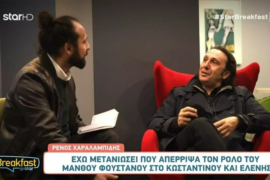 Χαραλαμπίδης: Στα γυρίσματα έχω τέτοια αγωνία να βγει καλό που είμαι μ...