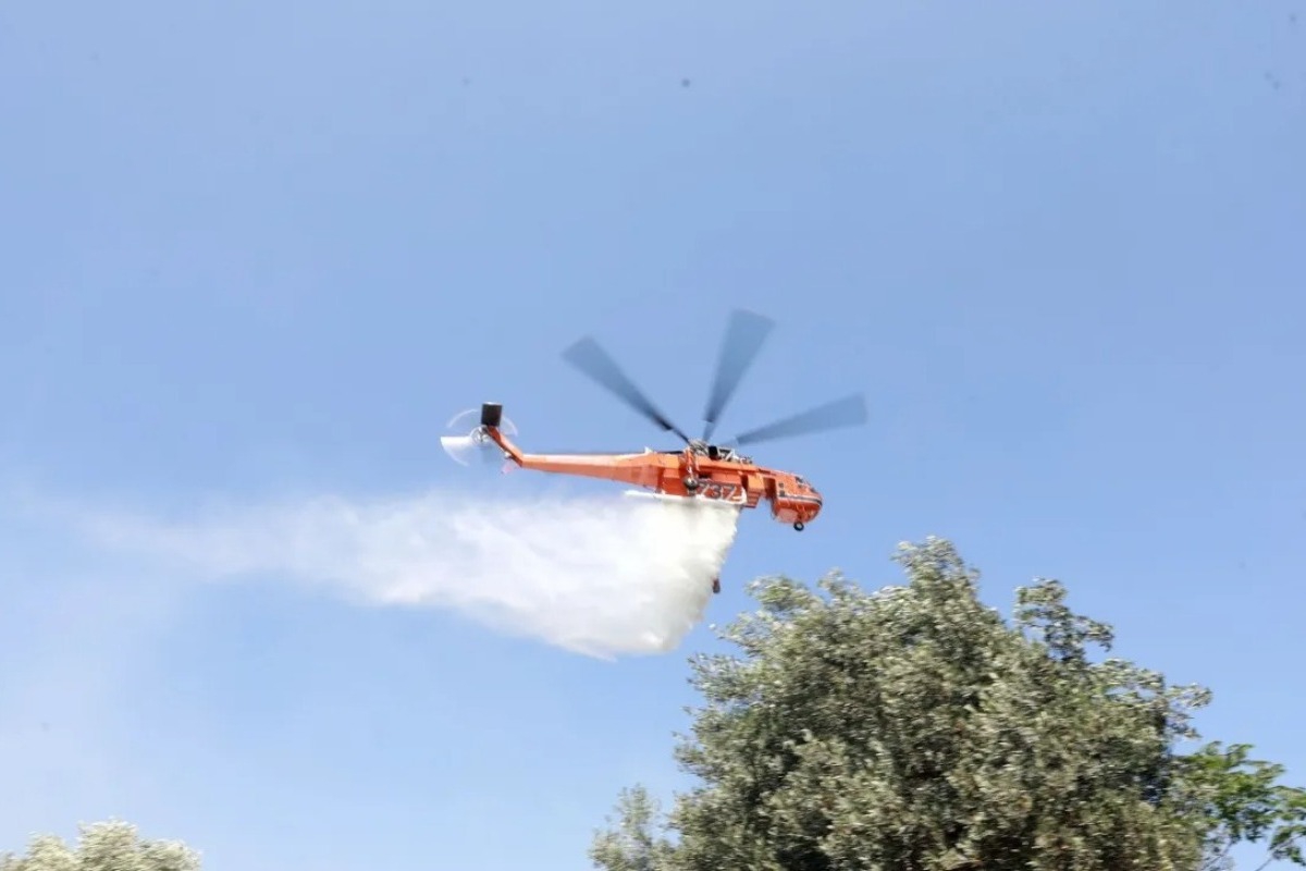 Οριοθετήθηκε η φωτιά στην Ερέτρια
