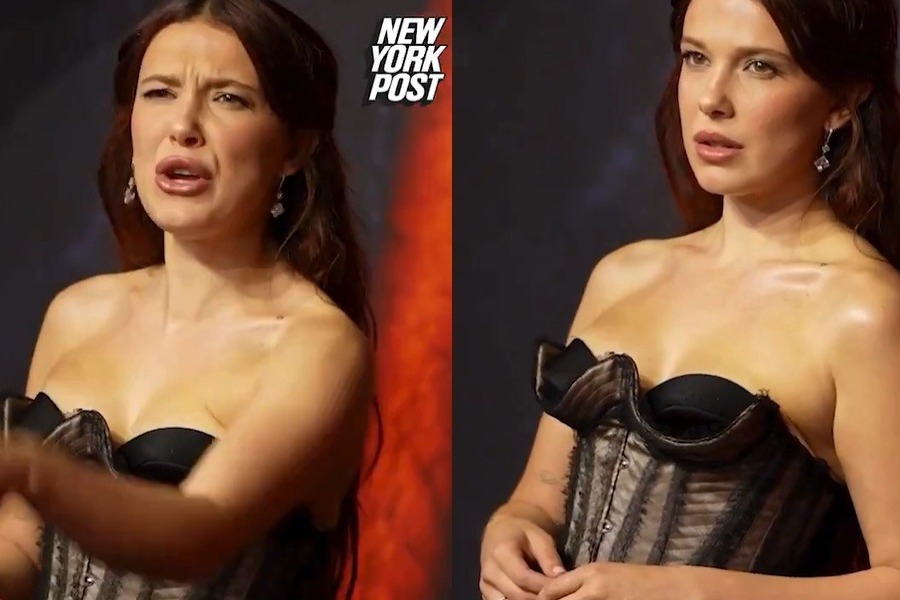 Η Μίλι Μπόμπι Μπράουν έβαλε φωτογράφο στη θέση του σε πρεμιέρα του Stranger Things