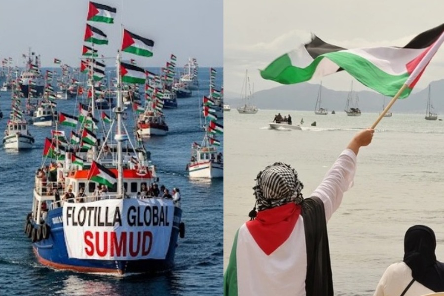 Global Sumud Flotilla: Τέσσερα τα πλοία που πλέουν προς Γάζα