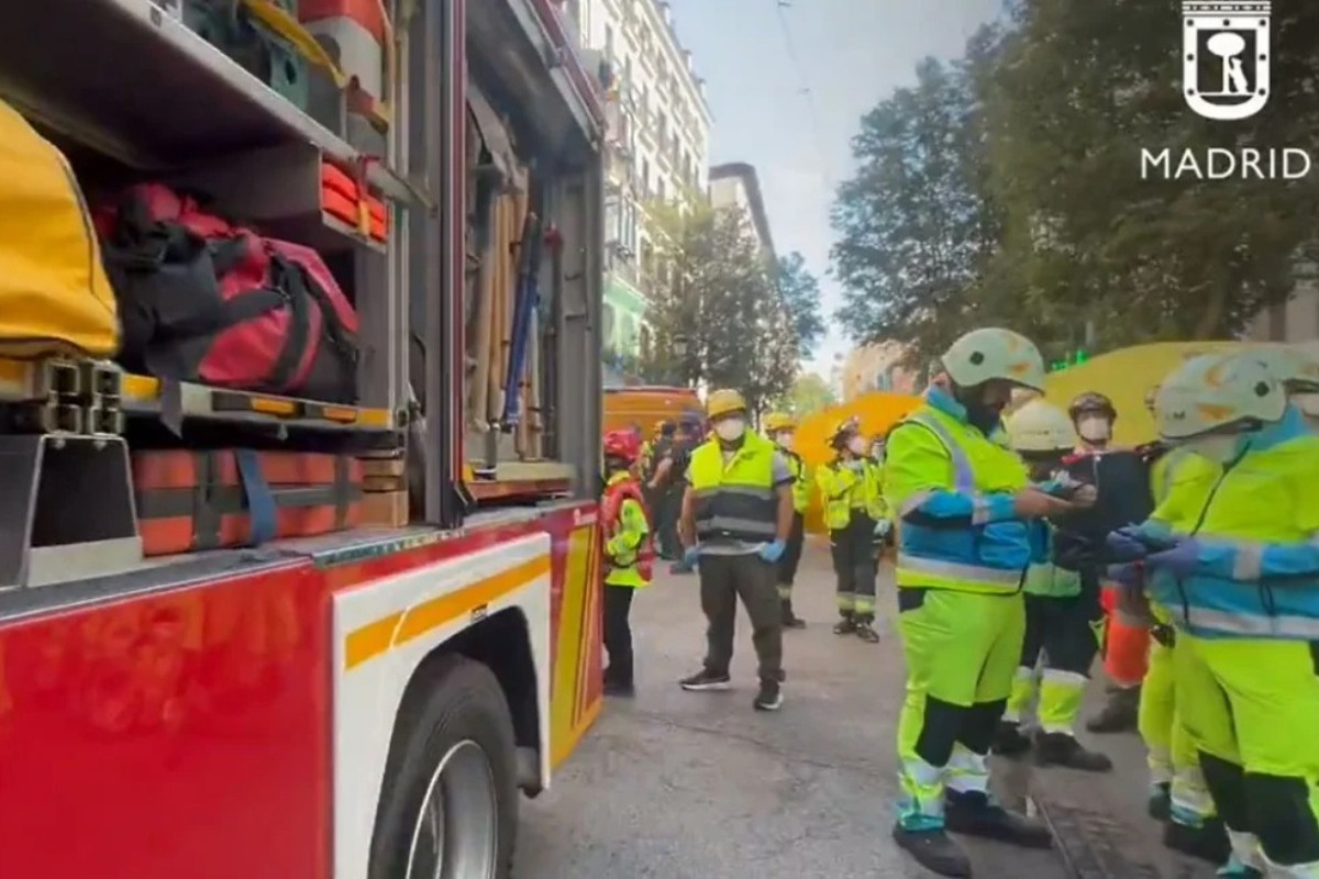 Κατέρρευσε εξαώροφο κτίριο στη Μαδρίτη ‑ Πληροφορίες για εγκλωβισμένους