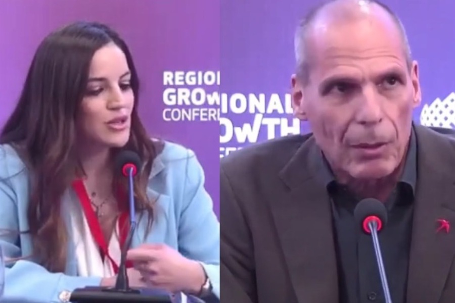 Χαμός με Βαρουφάκη και δημοσιογράφο: Είστε γελοία, είστε απολύτως κλαυσίγελος