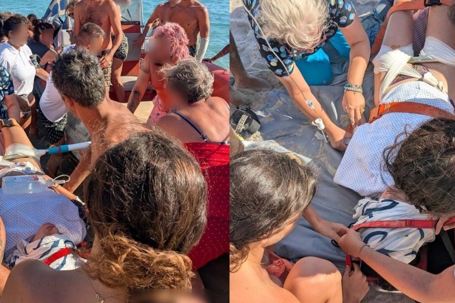 Δονούσα: Σοκαριστικό ατύχημα στην παραλία