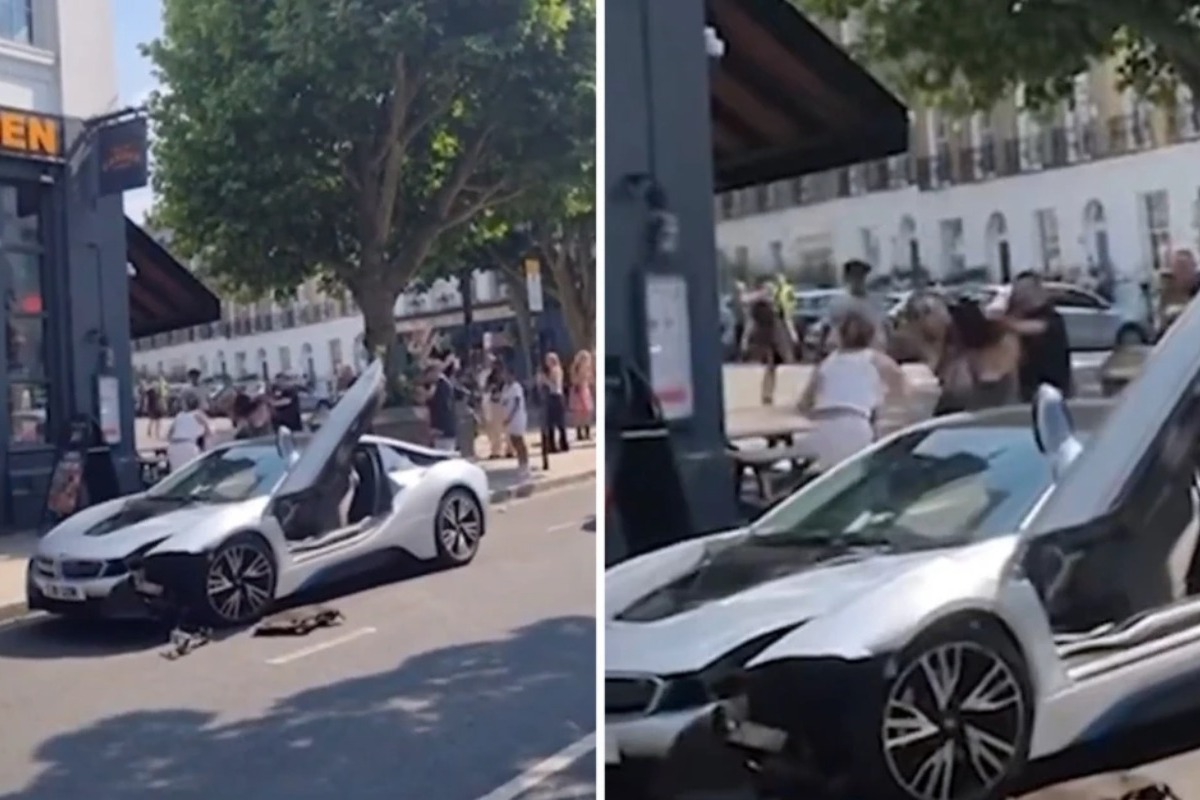 Κακός χαμός στη μέση του δρόμου στο Λονδίνο δίπλα σε μια BMW αξίας 142.000 – Δείτε το βίντεο