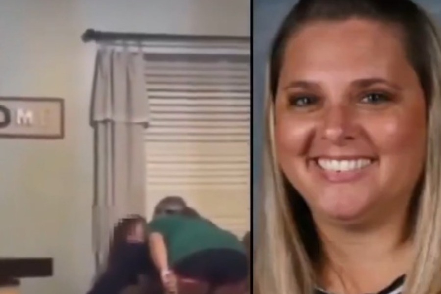 Οργή στις ΗΠΑ για βίντεο με «δασκάλα της χρονιάς» να χτυπάει με ζώνη τον γιο της