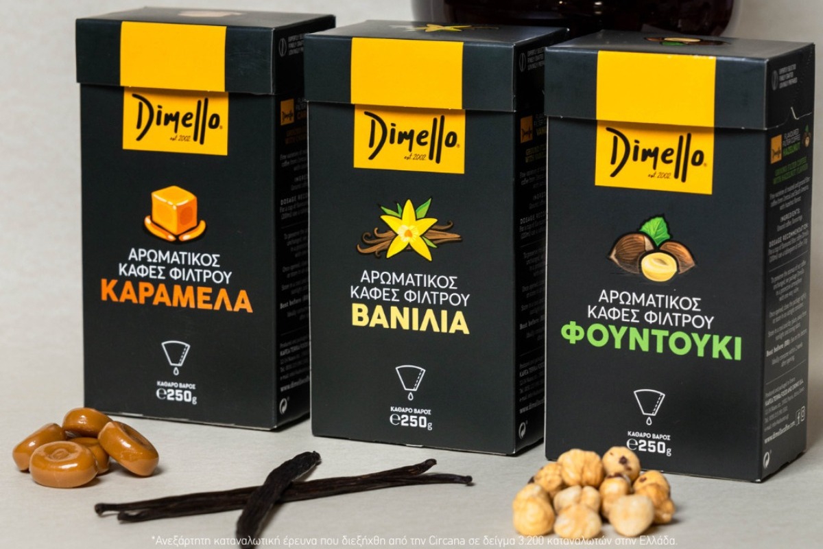 Ο Dimello αρωματικός καφές φίλτρου αναδείχθηκε “Προϊόν της Χρονιάς 2025”