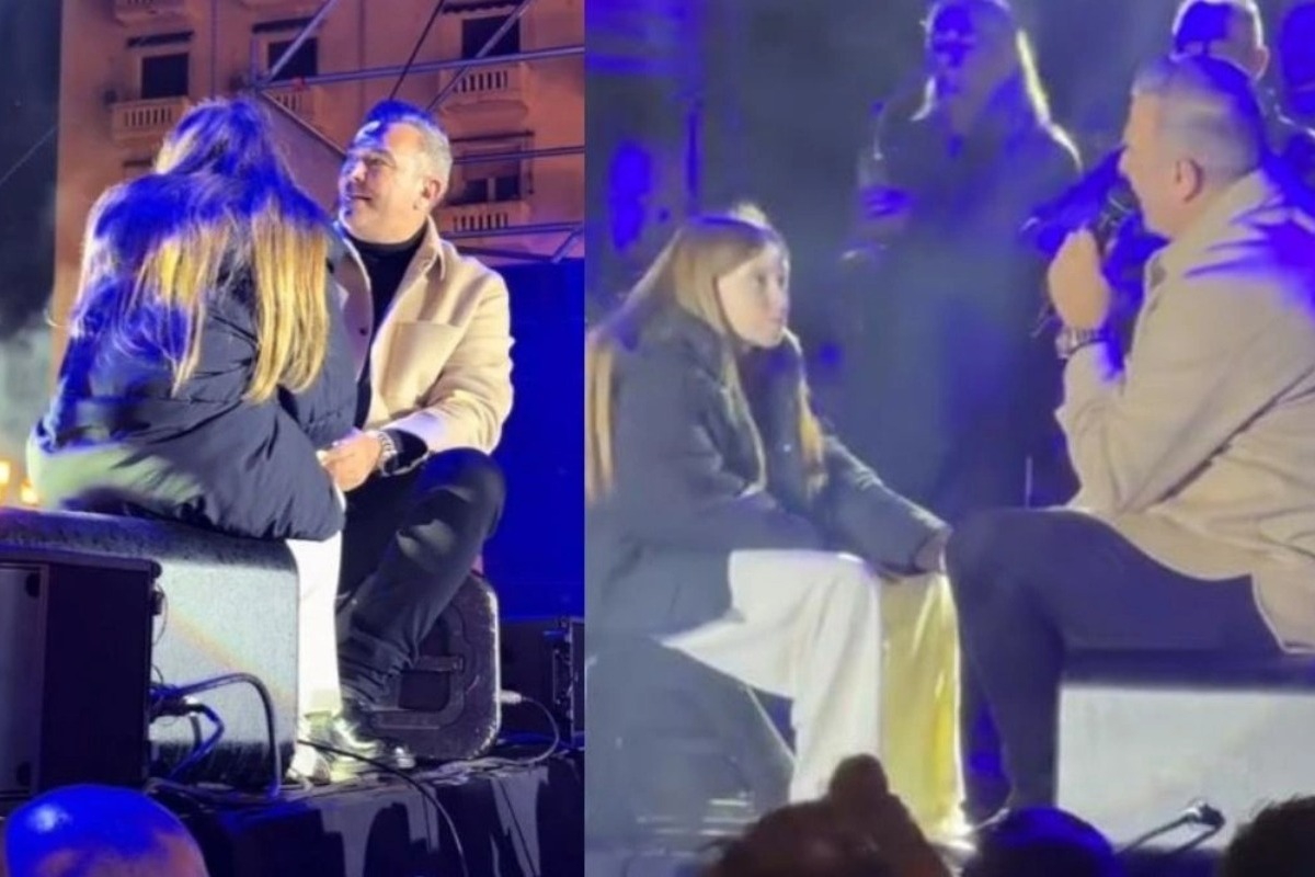 Αντώνης Ρέμος: Ανέβασε στη σκηνή την 10χρονη κόρη του, Ελένη Πασχαλίδου