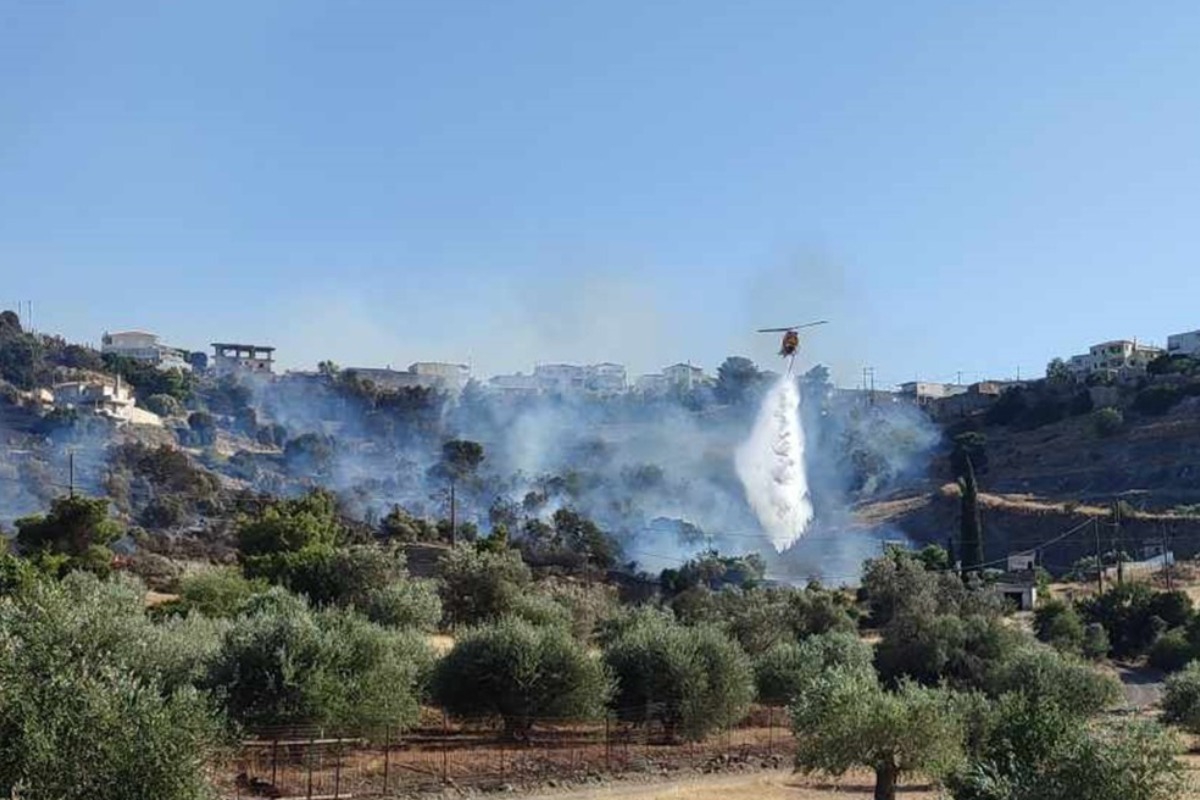 Χωρίς ενεργό μέτωπο η πυρκαγιά στην Ηλεία ‑ Μάχη με τις διάσπαρτες εστίες σε Λάττα και Πρόδρομο
