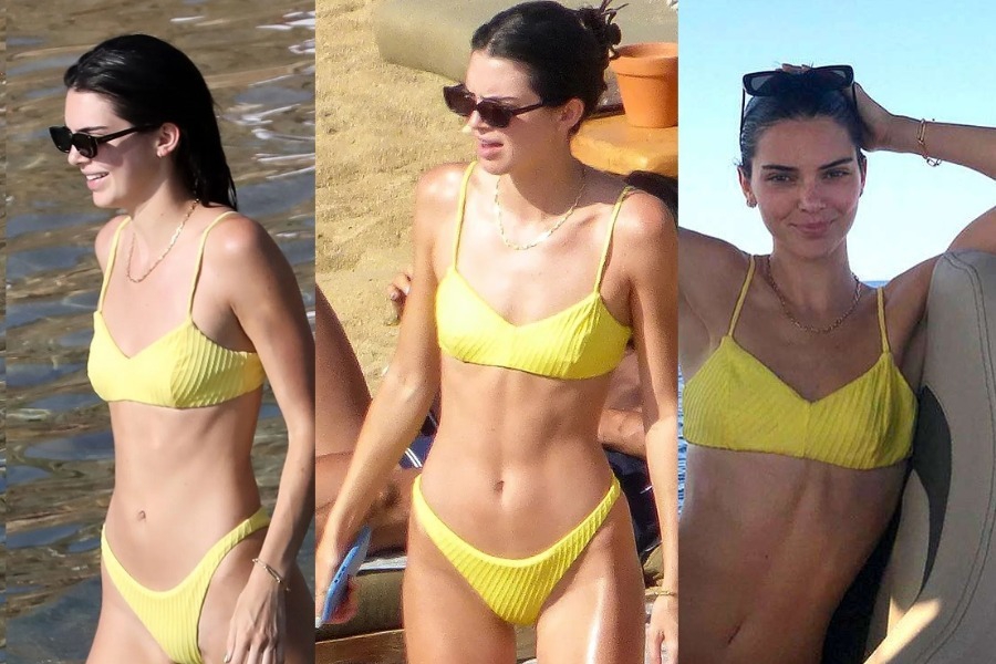 Το κίτρινο μπικίνι της Kendall Jenner που ψάχνουν όλες