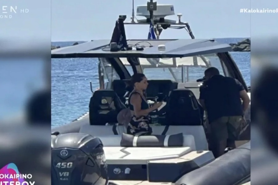 Γιώργος Λιάγκας και Μαρία Αντωνά κάνουν διακοπές μαζί στην Τήνο